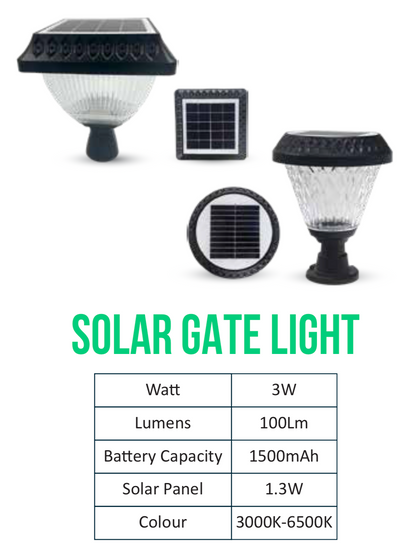 Solar Gate Light